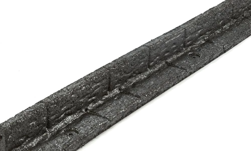 Rubberific 4-ft Black Rubber Landscape Edging Section 2 Rubberific 4-ft Black Rubber Landscape Edging Section - Image 2