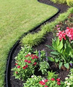 Rubberific 4-ft Black Rubber Landscape Edging Section 14 Rubberific 4-ft Black Rubber Landscape Edging Section -Cheap Landscaping Store 03604466
