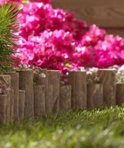 Greenes 3-ft Brown Wood Landscape Edging Section -Cheap Landscaping Store 03837746