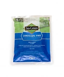 Sta-Green Landscape Fabric & Stakes 75-Pack 4-in Steel Landscape Fabric Pins