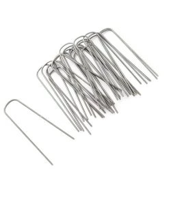 Sta-Green Landscape Fabric & Stakes 25-Pack 4-in Steel Landscape Fabric Pins -Cheap Landscaping Store 07862199