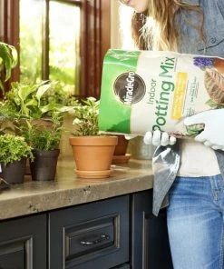 Miracle-Gro Soil & Soil Amendments Indoor 6-Quart Potting Soil Mix -Cheap Landscaping Store 08465713