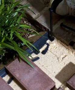 Thing Edging 8-Pack 8-in Black Plastic Paver Spike -Cheap Landscaping Store 08789009