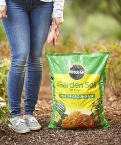 Miracle-Gro Soil & Soil Amendments All Purpose for In-Ground Use 2-cu ft Garden Soil -Cheap Landscaping Store 09198112