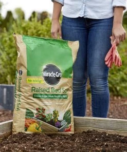 Miracle-Gro Soil & Soil Amendments 1.5-cu ft Organic Raised Bed Soil -Cheap Landscaping Store 09852843