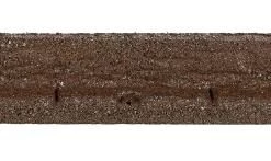 Rubberific 4-ft Brown Rubber Landscape Edging Section