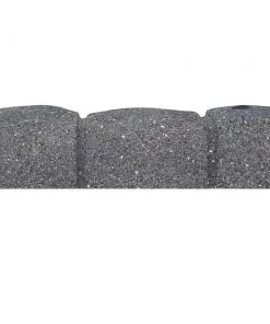 Multy Home Castle Stone Garden Border 4-ft Grey Rubber Landscape Edging Section -Cheap Landscaping Store 14553343