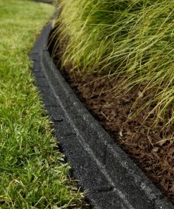 Rubberific 4-ft Black Rubber Landscape Edging Section 22 Rubberific 4-ft Black Rubber Landscape Edging Section -Cheap Landscaping Store 15926963