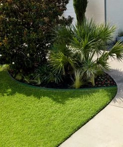 COL-MET 4-ft Green Powder Coat Steel Landscape Edging Section -Cheap Landscaping Store 16406820