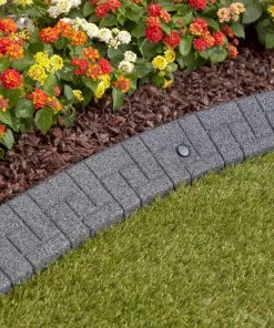 Rubberific 4-ft Gray Rubber Landscape Edging Section 17 Rubberific 4-ft Gray Rubber Landscape Edging Section -Cheap Landscaping Store 16707660