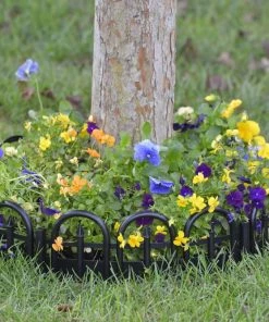 EasyFlex 8-Pack 10-ft Black Plastic Landscape Edging Bundle -Cheap Landscaping Store 40457104