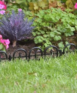 EasyFlex 8-Pack 10-ft Black Plastic Landscape Edging Bundle -Cheap Landscaping Store 40457109