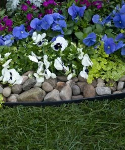 EasyFlex Heavy Duty No-Dig Landscape Edging Kit Black Landscape edging roll -Cheap Landscaping Store 40596039