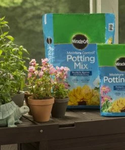 Miracle-Gro Soil & Soil Amendments 16-Quart Potting Soil Mix 7 Miracle-Gro Soil & Soil Amendments 16-Quart Potting Soil Mix -Cheap Landscaping Store 42460242