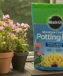 Miracle-Gro Soil & Soil Amendments 16-Quart Potting Soil Mix 8 Miracle-Gro Soil & Soil Amendments 16-Quart Potting Soil Mix -Cheap Landscaping Store 42460246