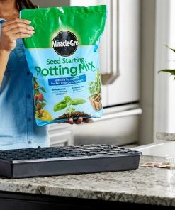 Miracle-Gro Soil & Soil Amendments Seed Starting Potting Mix 2-Pack 8-Quart Potting Soil Mix -Cheap Landscaping Store 44003985