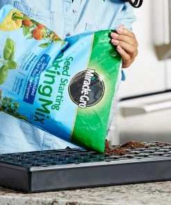 Miracle-Gro Soil & Soil Amendments Seed Starting Potting Mix 2-Pack 8-Quart Potting Soil Mix -Cheap Landscaping Store 44003992