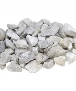 Beach Pebble Company Landscaping Rock Decorative stone chip 30-lb White Decorative Rock