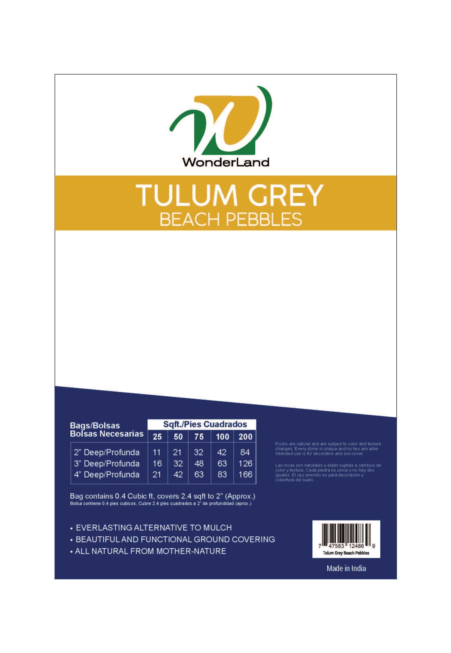 WonderLand Landscaping Rock 0.4-cu ft Gray Decorative Rock 6 WonderLand Landscaping Rock 0.4-cu ft Gray Decorative Rock - Image 6