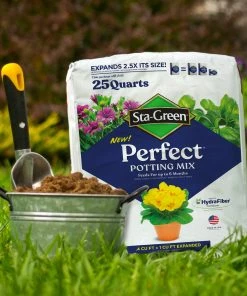 Sta-Green Soil & Soil Amendments Perfect 25-Quart Potting Soil Mix -Cheap Landscaping Store 45499180